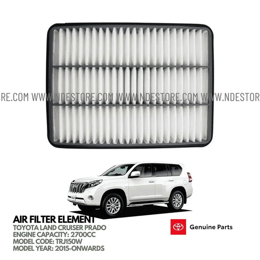 AIR FILTER ELEMENT GENUINE FOR TOYOTA LAND CRUISER 2700CC (2015-2025) - ndestore.com
