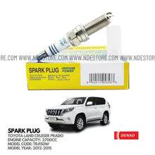 SPARK PLUG DENSO FOR TOYOTA LAND CRUISER PRADO 2700CC (2012-2015) - ndestore.com