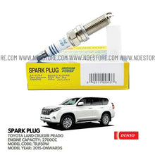 SPARK PLUG DENSO FOR TOYOTA LAND CRUISER PRADO 2700CC (2015-2025) - ndestore.com