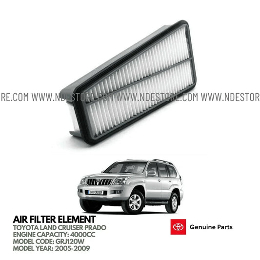 AIR FILTER ELEMENT GENUINE FOR TOYOTA LAND CRUISER 4000CC (2005-2009) - ndestore.com