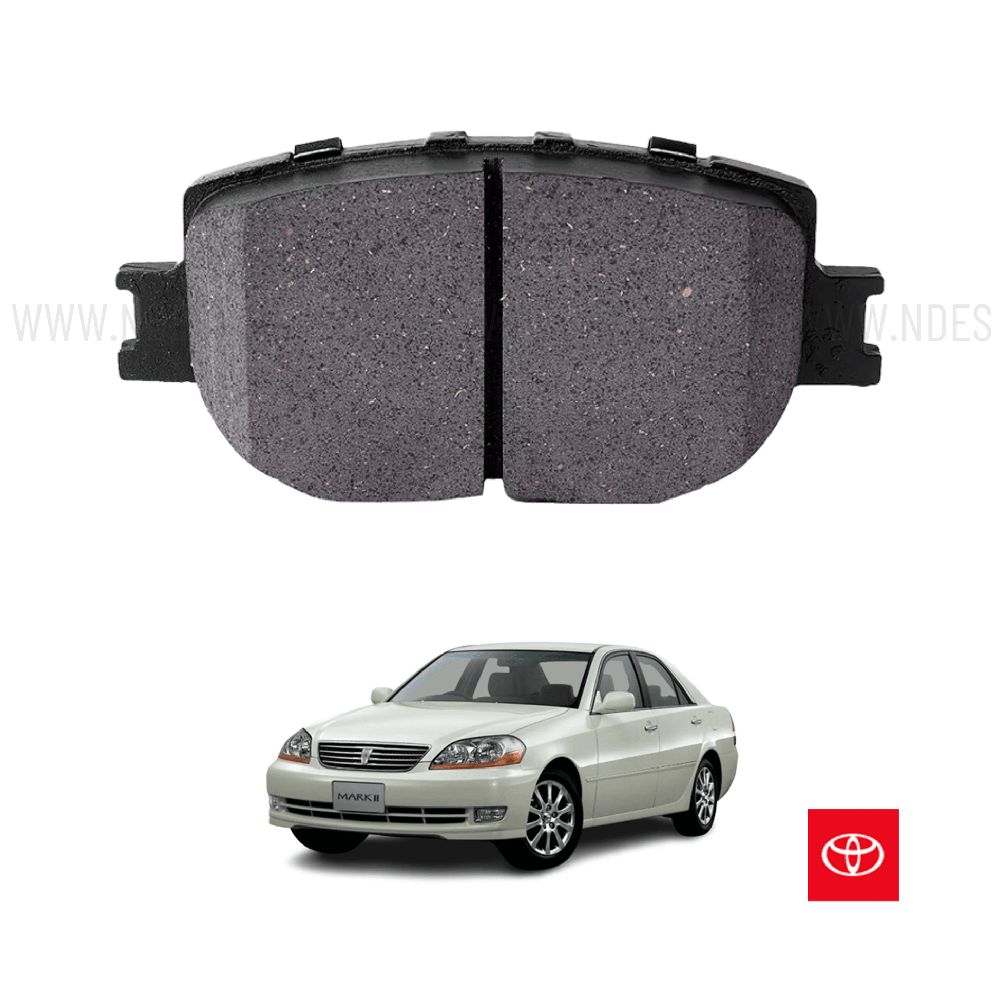BRAKE DISC PAD SET FRONT GENUINE FOR TOYOTA MARK 2 - ndestore.com