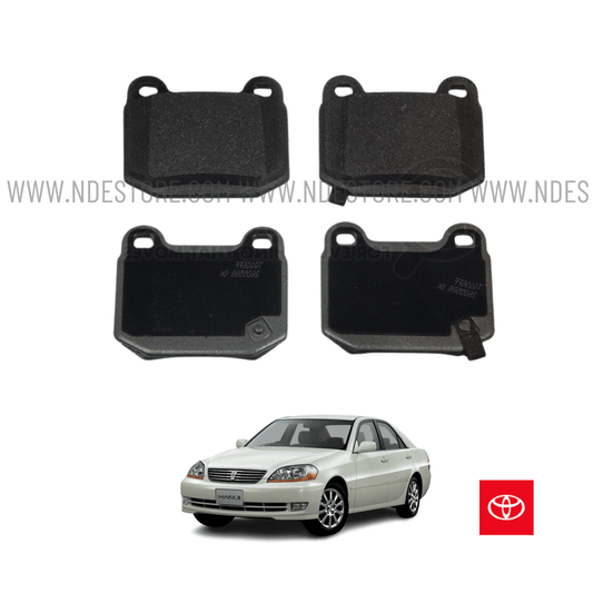 BRAKE DISC PAD SET REAR GENUINE FOR TOYOTA MARK 2 - ndestore.com