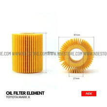 OIL FILTER ELEMENT FOR TOYOTA MARK X (TOYOTA GENUINE PARTS) - ndestore.com
