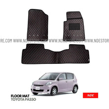 FLOOR MAT PREMIUM QUALITY FLAT 7D STYLE FOR TOYOTA PASSO (2004-2010) - ndestore.com