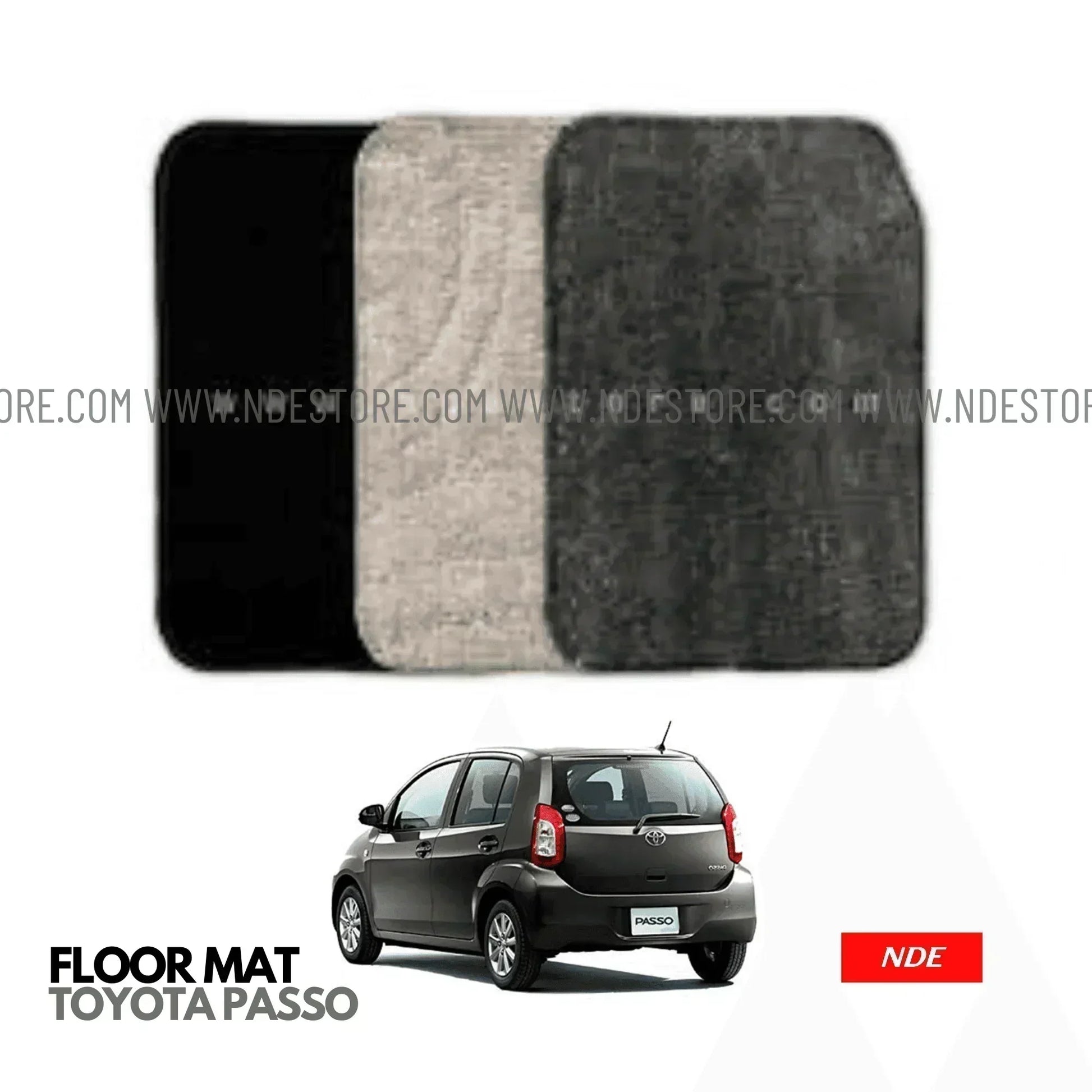 FLOOR MATS PREMIUM QUALITY FOR TOYOTA PASSO - ndestore.com