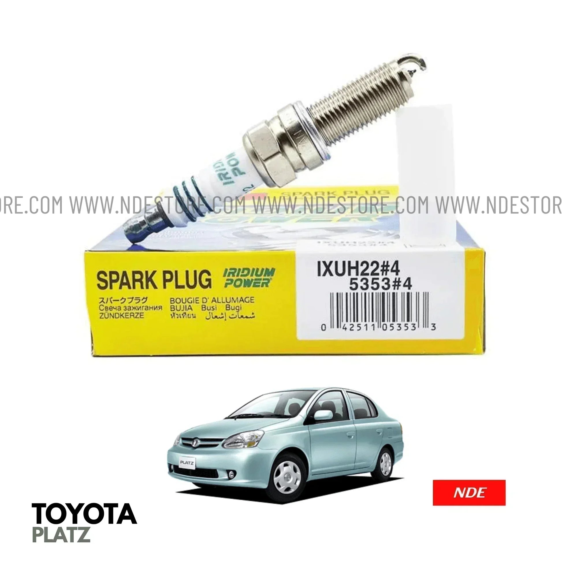 SPARK PLUG DENSO IRIDIUM POWER FOR TOYOTA PLATZ - ndestore.com