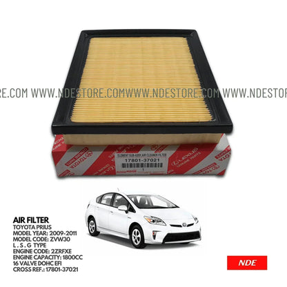 AIR FILTER ELEMENT GENUINE FOR TOYOTA PRIUS (2009-2011) - ndestore.com