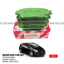 BRAKE DISC PAD SET FRONT GENUINE FOR TOYOTA PRIUS 1500CC (2000-2003) - ndestore.com