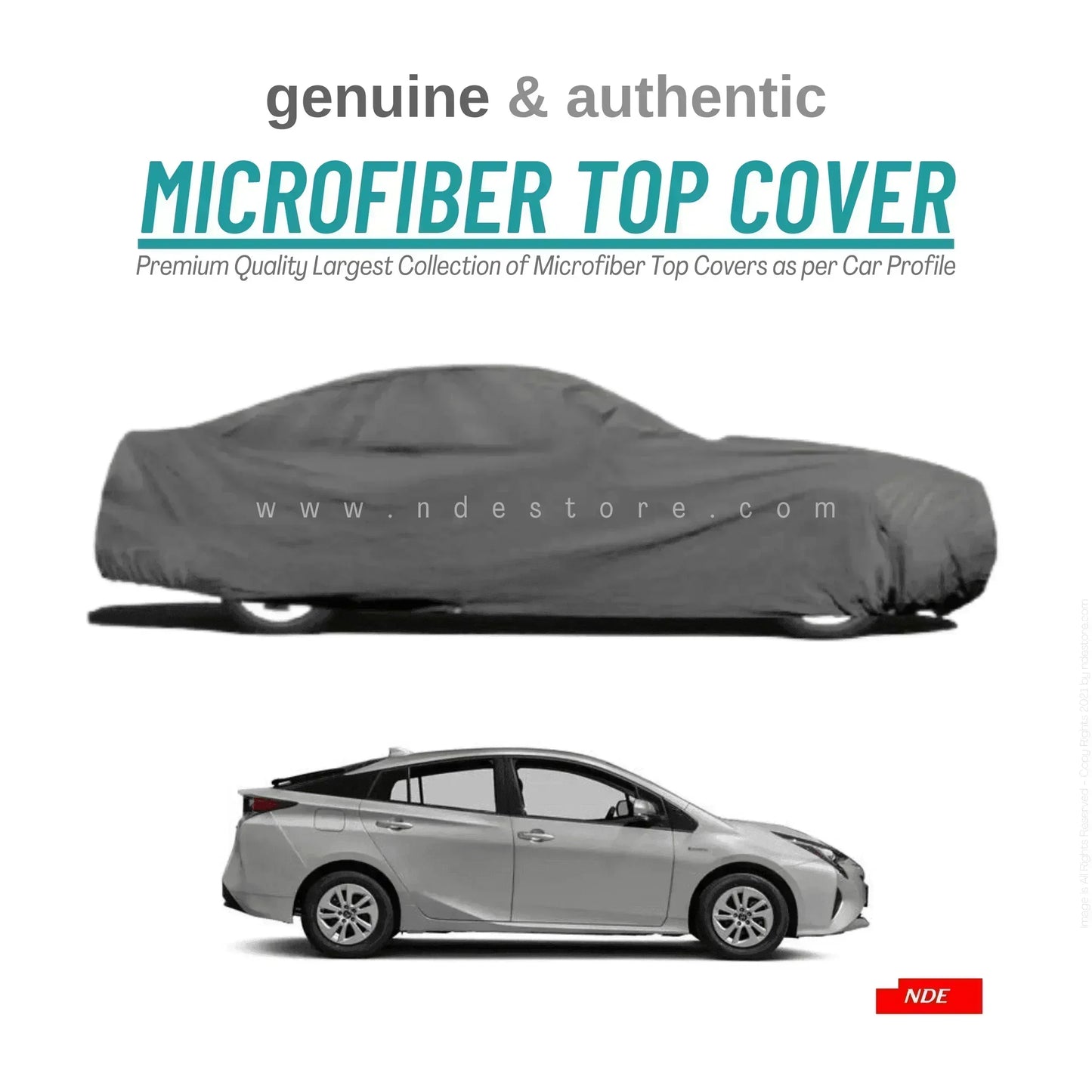 TOP COVER MICROFIBER FOR TOYOTA PRIUS (ALL MODELS) - ndestore.com