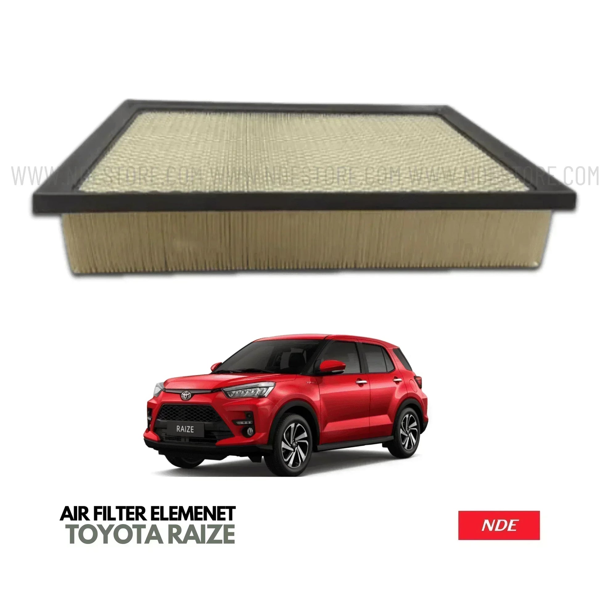AIR FILTER ELEMENT IMPORTED FOR TOYOTA RAIZE (2021-2025) - ndestore.com