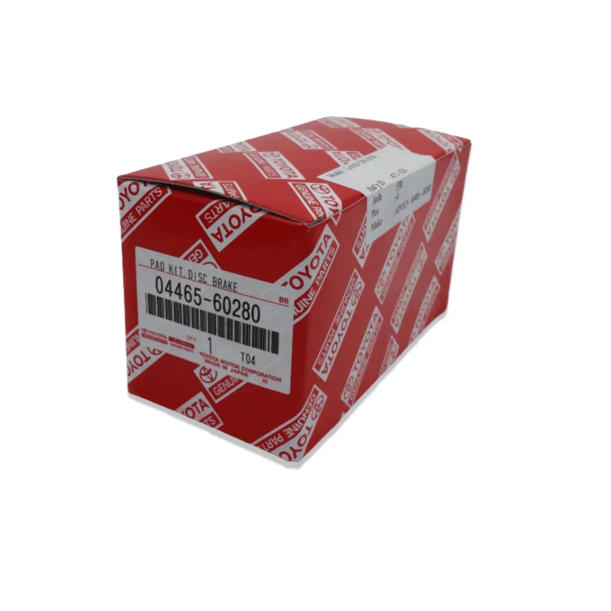 BRAKE DISC PAD SET FRONT GENUINE FOR TOYOTA HILUX REVO 4x2 - ndestore.com