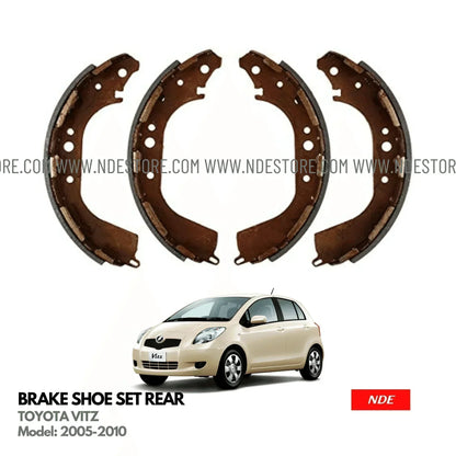 BRAKE SHOE KIT REAR GENUINE FOR TOYOTA VITZ (2005-2010) - ndestore.com