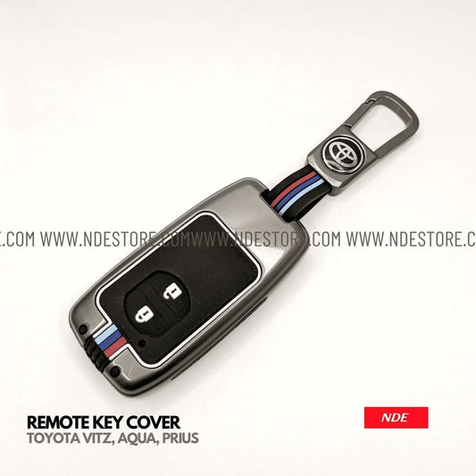 KEY REMOTE COVER METAL FOR TOYOTA VITZ / AQUA / PRIUS - ndestore.com