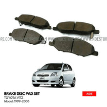 BRAKE DISC PAD SET FRONT GENUINE FOR TOYOTA VITZ (1998-2004) - ndestore.com