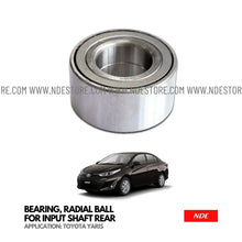 BEARING RADIAL BALL INPUT SHAFT REAR FOR TOYOTA YARIS - ndestore.com