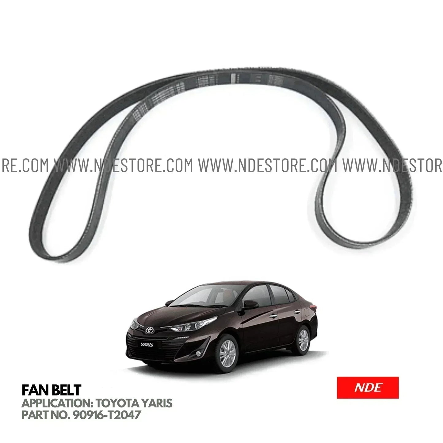 FAN BELT ASSY GENUINE FOR TOYOTA YARIS - ndestore.com