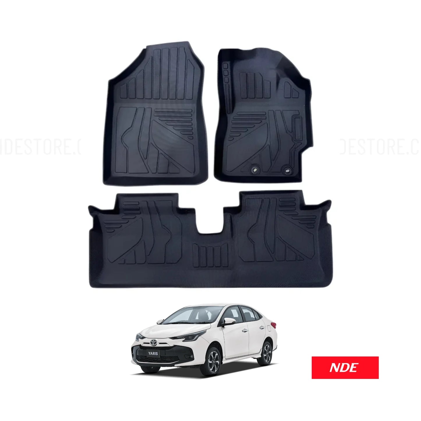 FLOOR MAT SET TPE FOR TOYOTA YARIS (2025-2026)