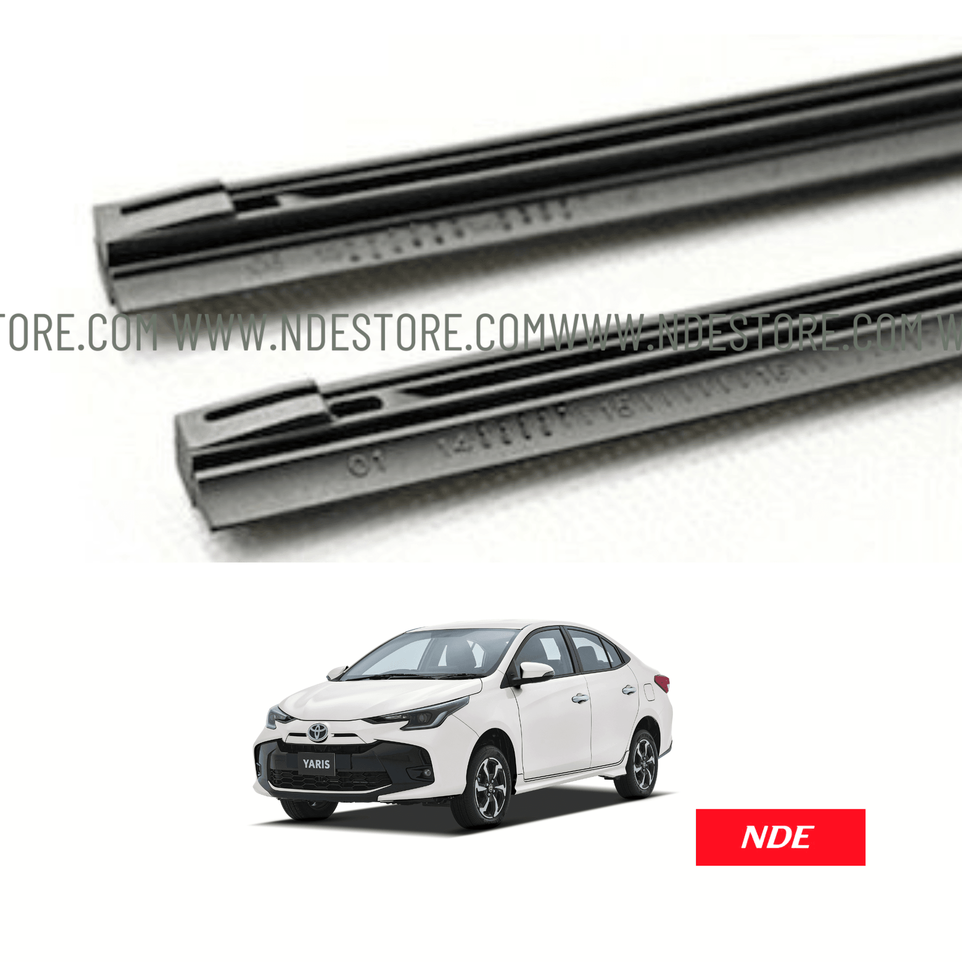 WIPER BLADE RUBBER GENUINE FOR TOYOTA YARIS - ndestore.com