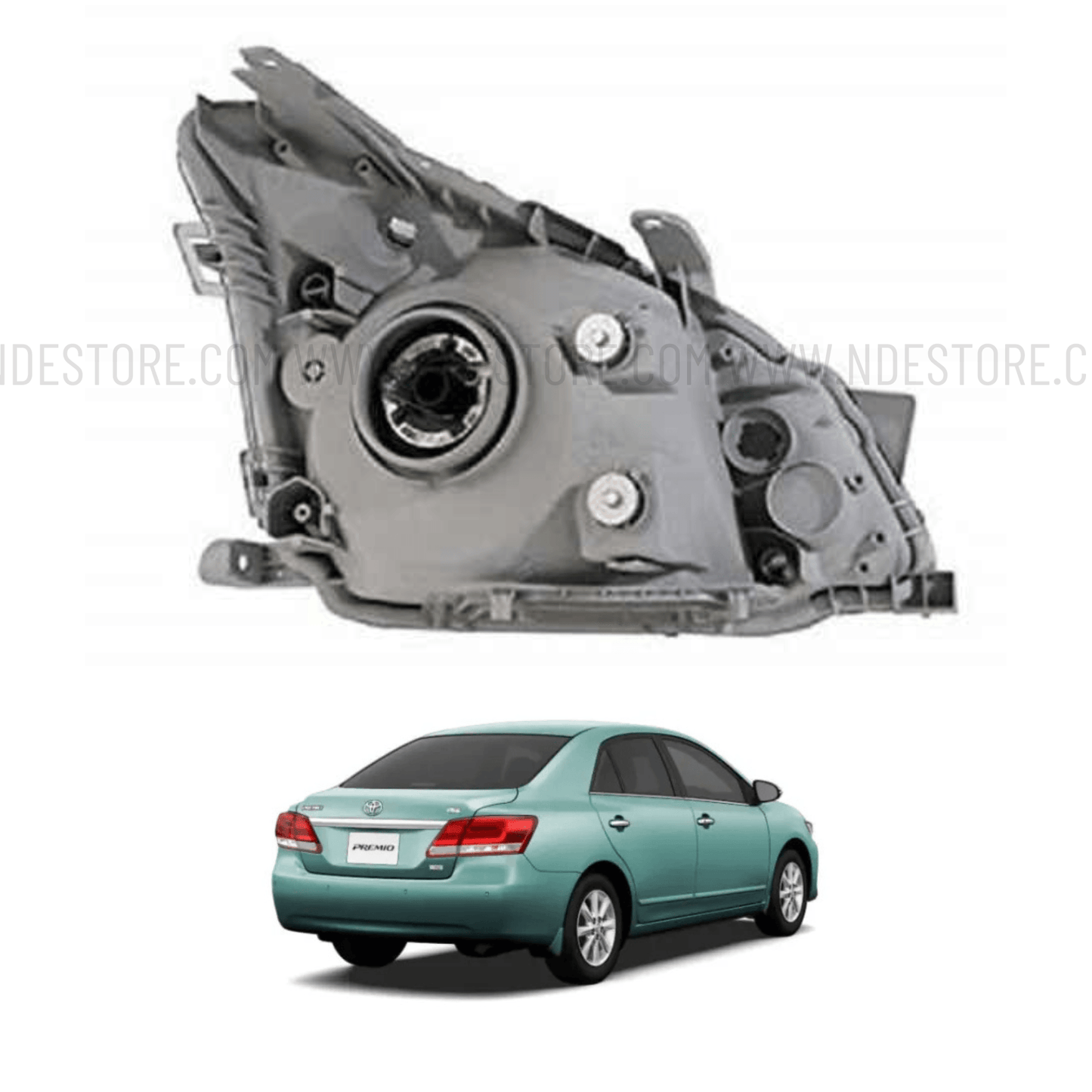 HEADLIGHT ASSY GENUINE FOR TOYOTA ALLION PREMIO (2001-2007) - ndestore.com