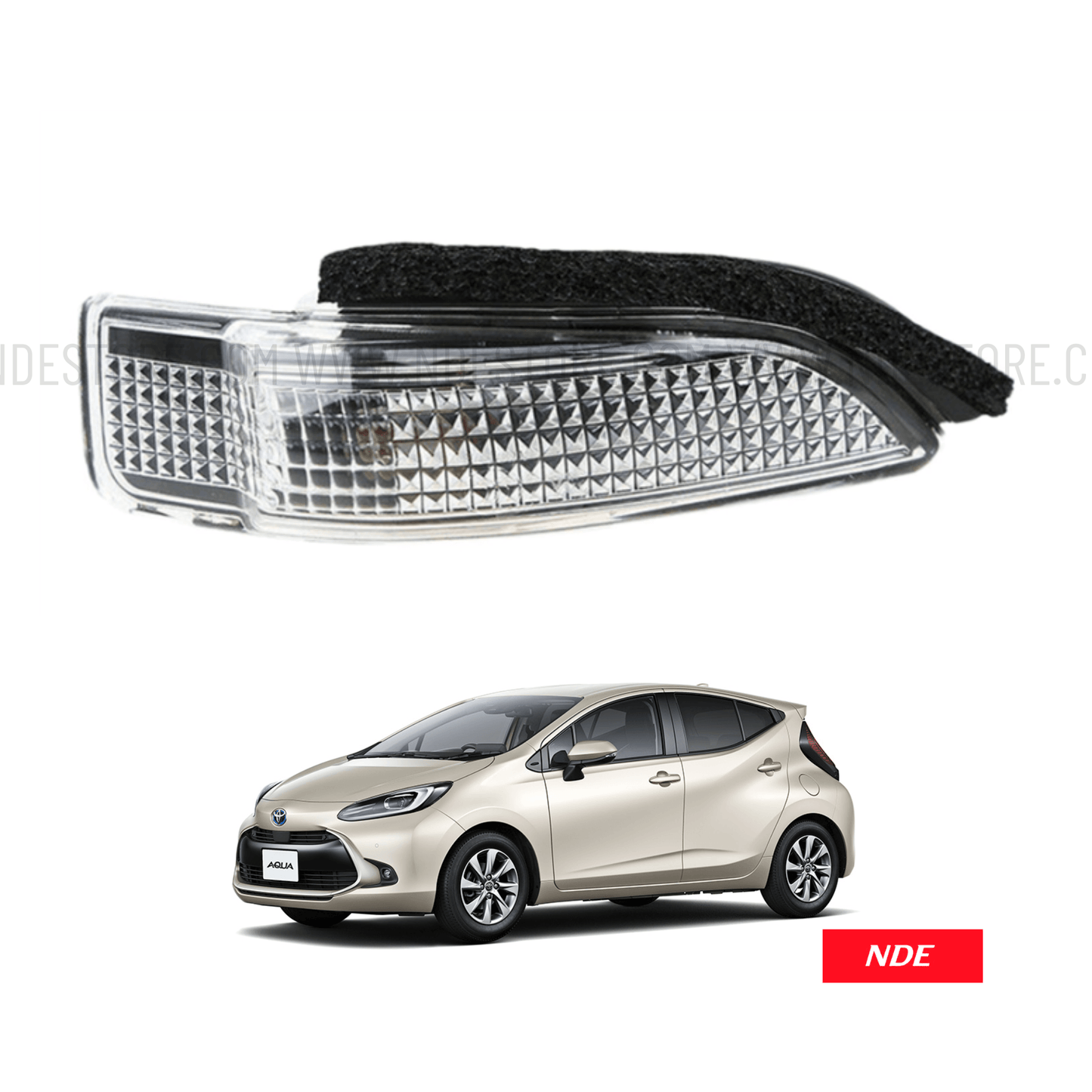 SIDE MIRROR, TURN SIGNAL LIGHT ASSY FOR TOYOTA AQUA - ndestore.com