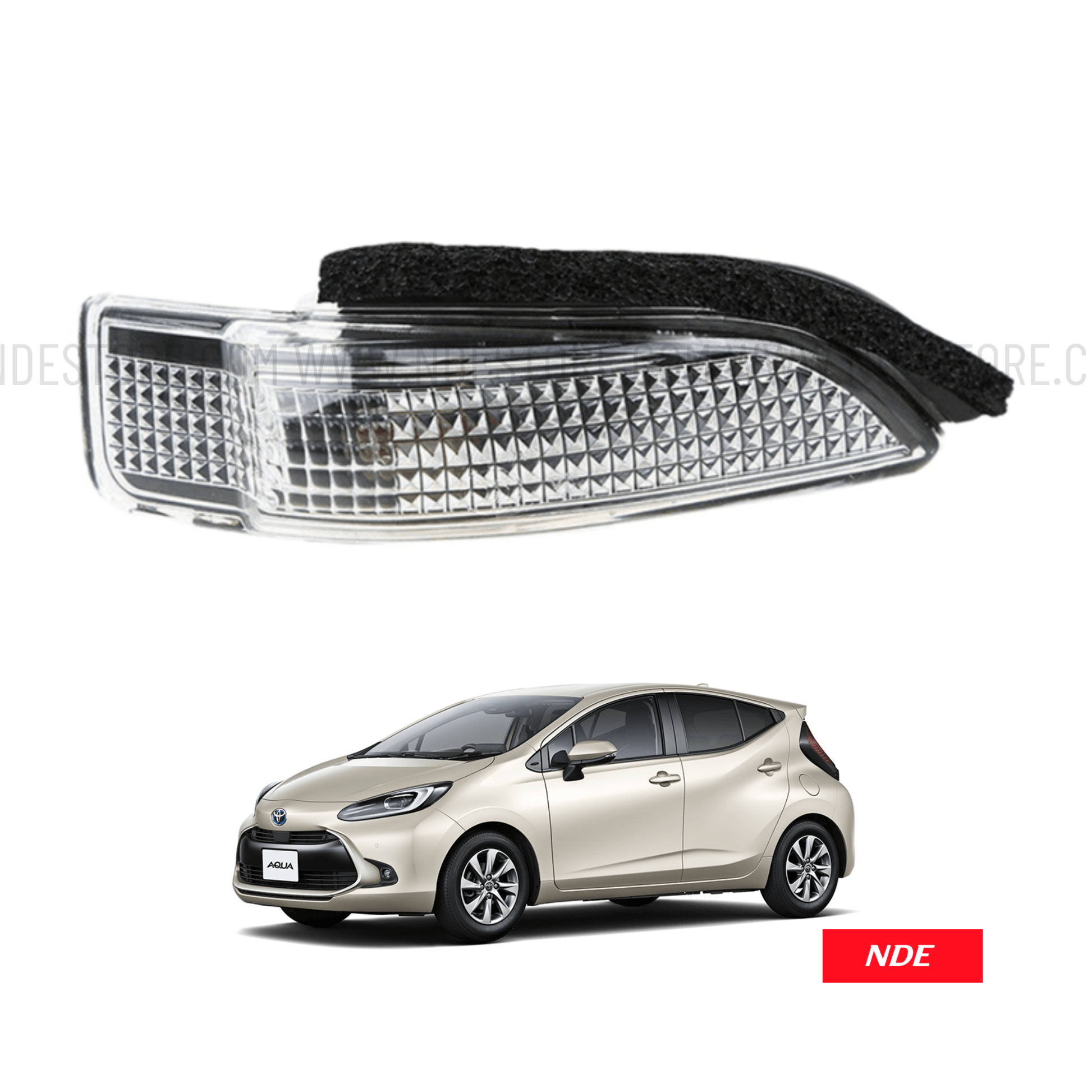 SIDE MIRROR, TURN SIGNAL LIGHT ASSY FOR TOYOTA AQUA - ndestore.com