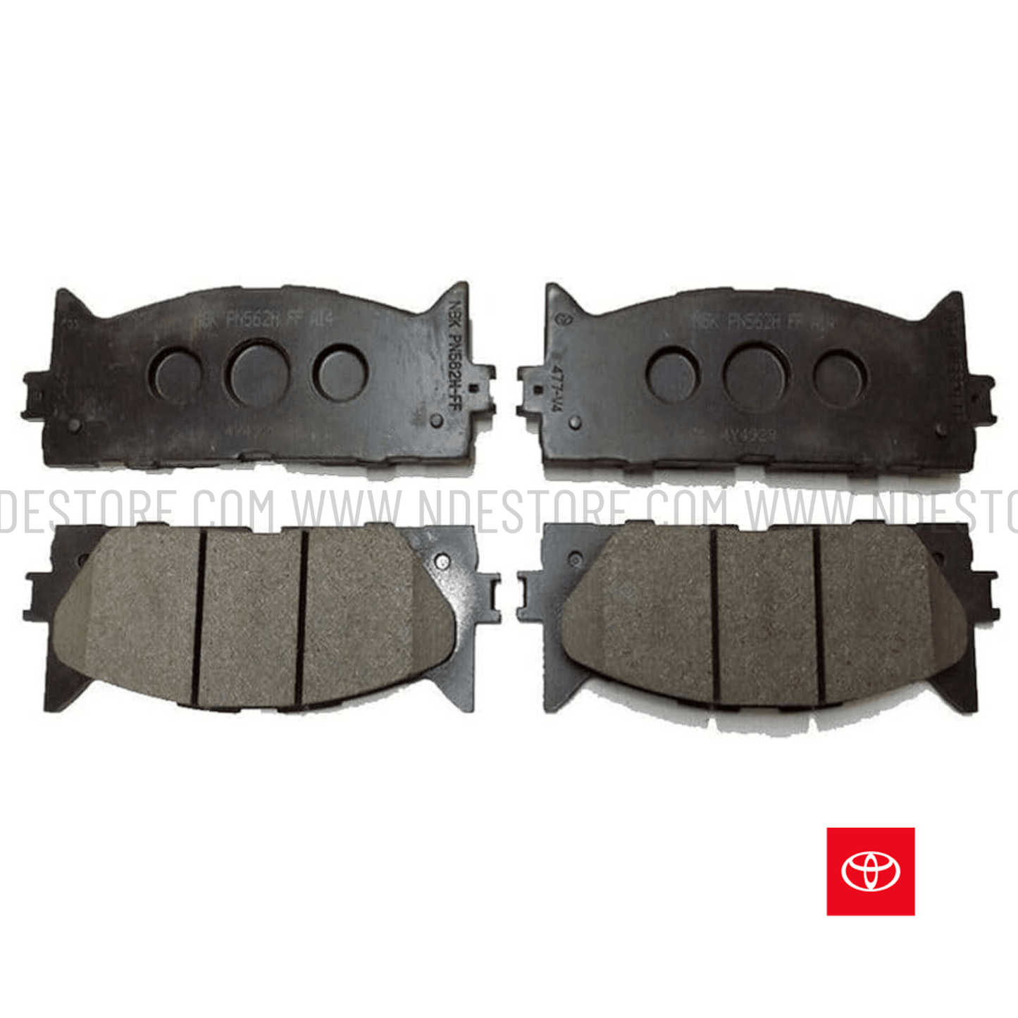 BRAKE DISC PAD SET FRONT GENUINE FOR TOYOTA CAMRY (2006-2008) - ndestore.com