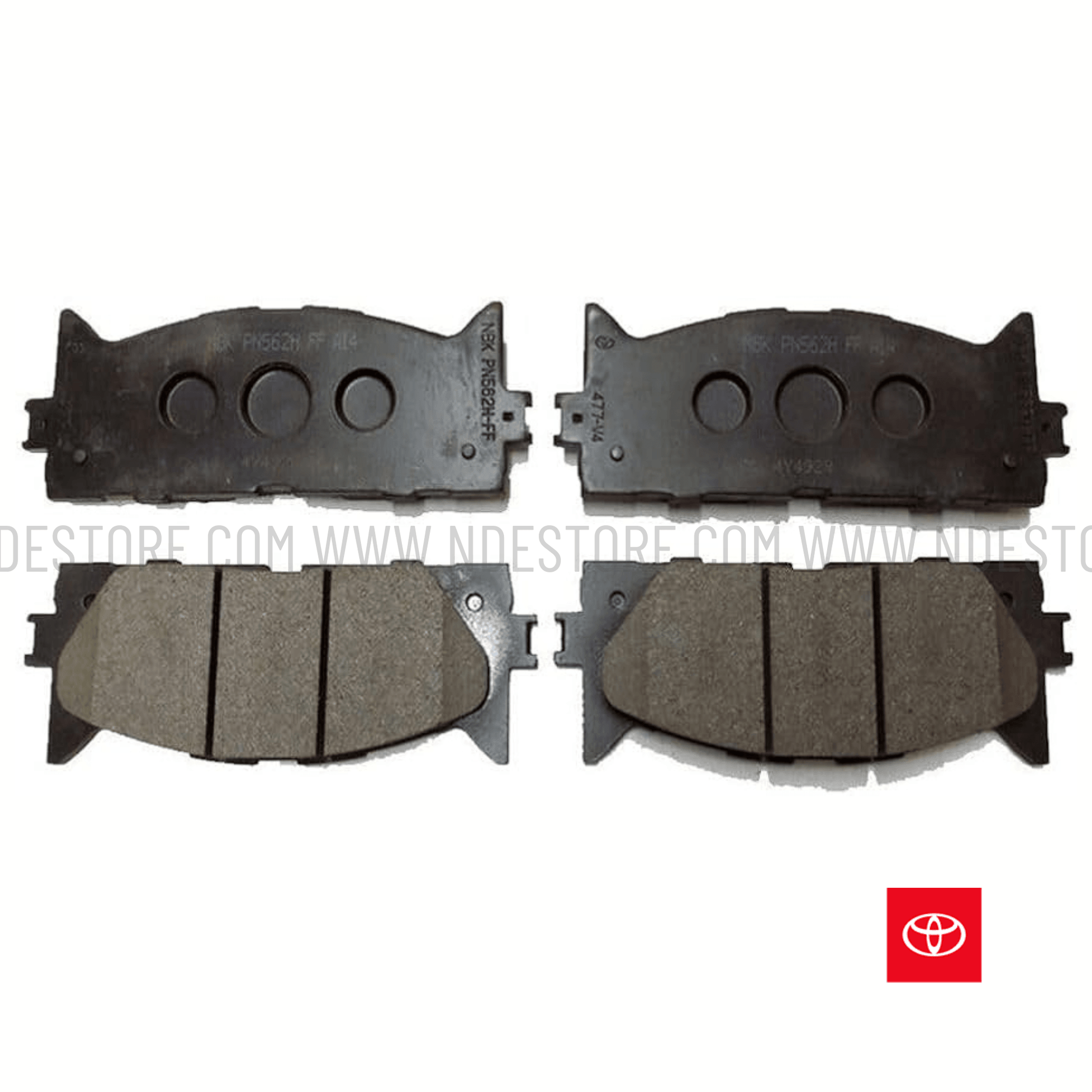 BRAKE DISC PAD SET FRONT GENUINE FOR TOYOTA CAMRY (2006-2008) - ndestore.com