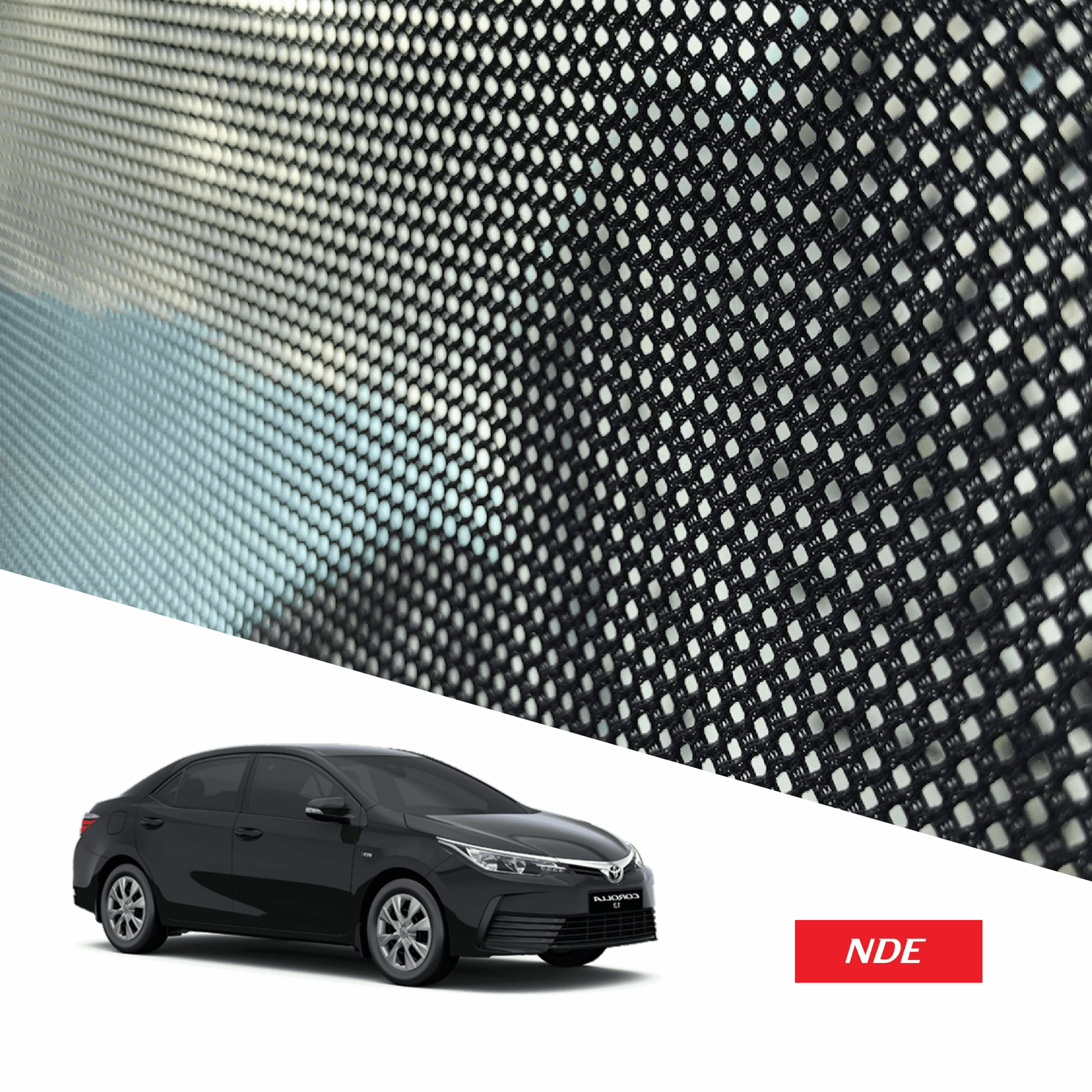 SUN SHADE CURTAIN SET XTREEME MESH FOR TOYOTA COROLLA (2008-2025) - ndestore.com