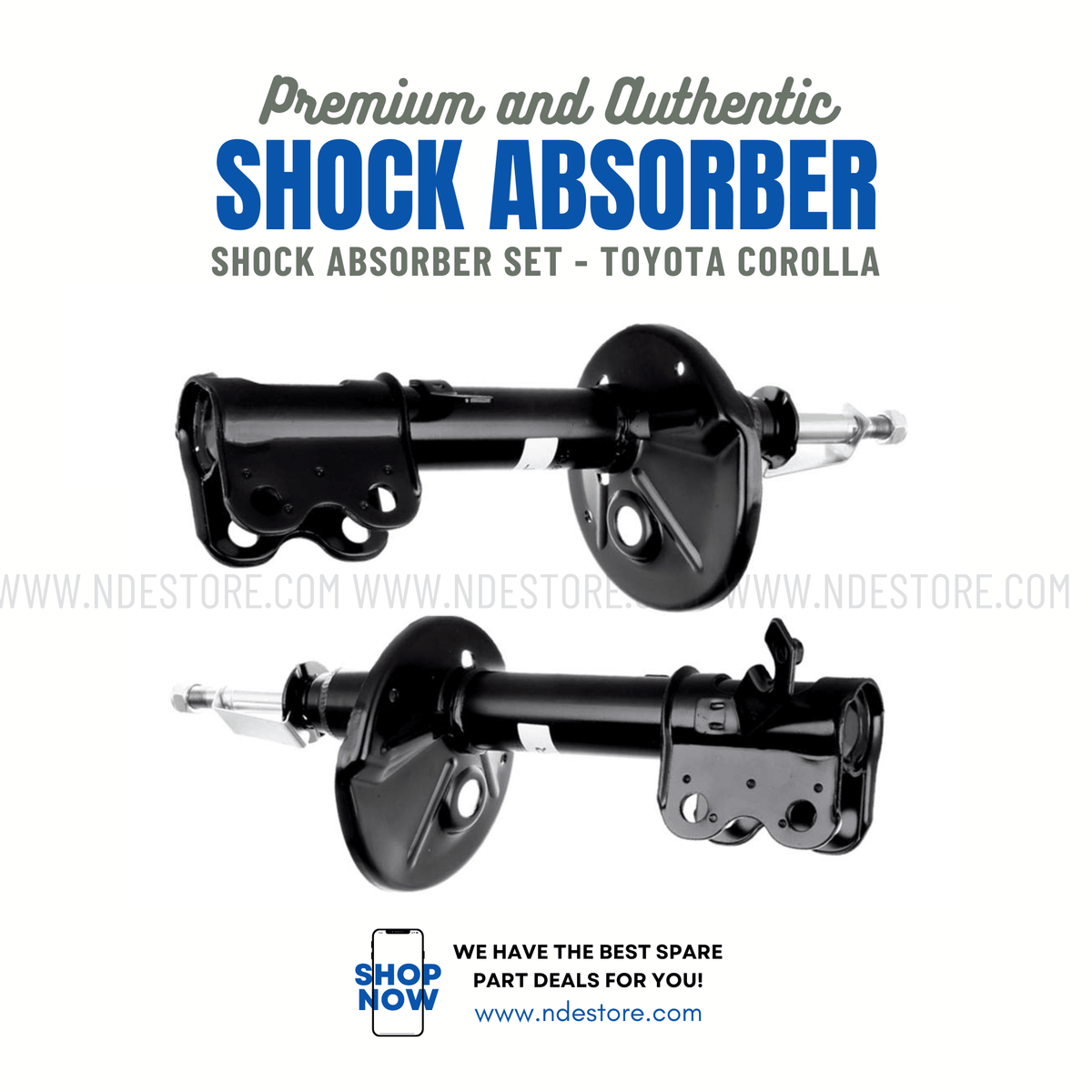 SHOCK ABSORBER ASSY FOR TOYOTA COROLLA INDUS (1994-2002) - ndestore.com