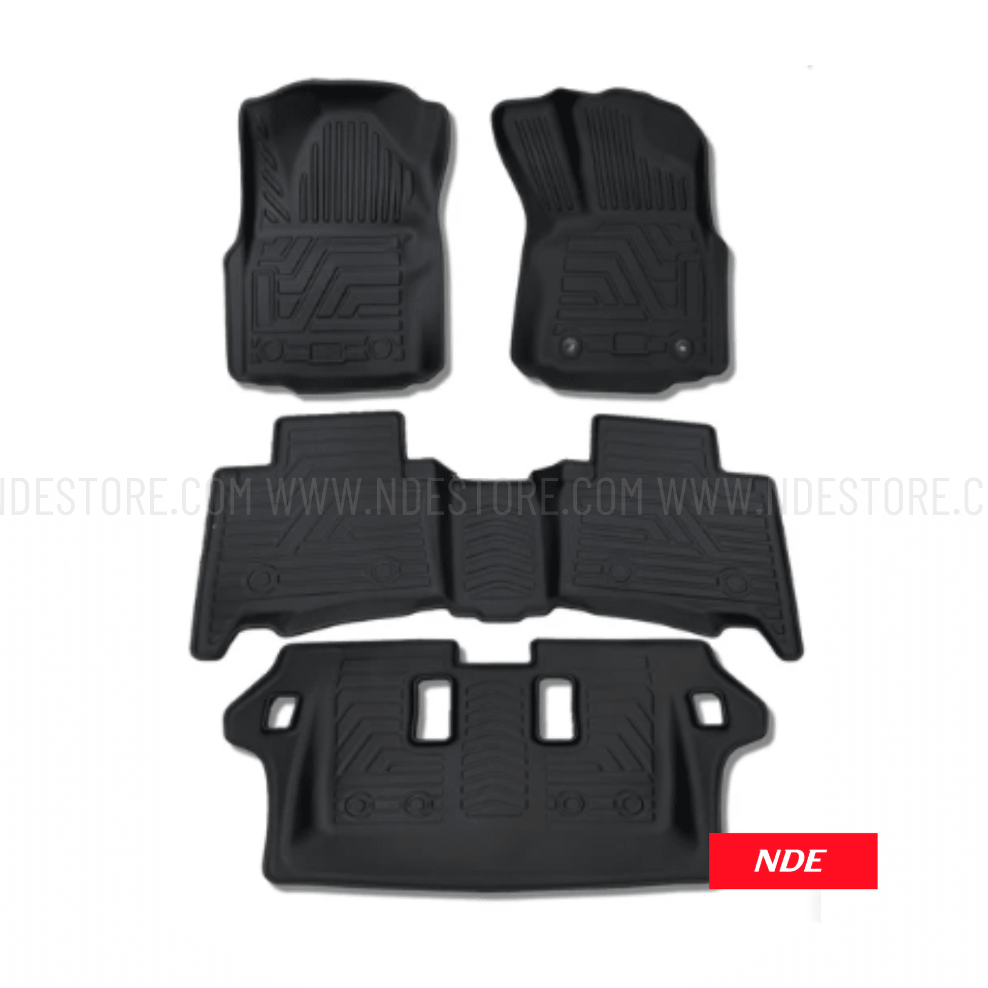 FLOOR MAT TPE STYLE PREMIUM QUALITY FOR TOYOTA FORTUNER (2016-2021) - ndestore.com