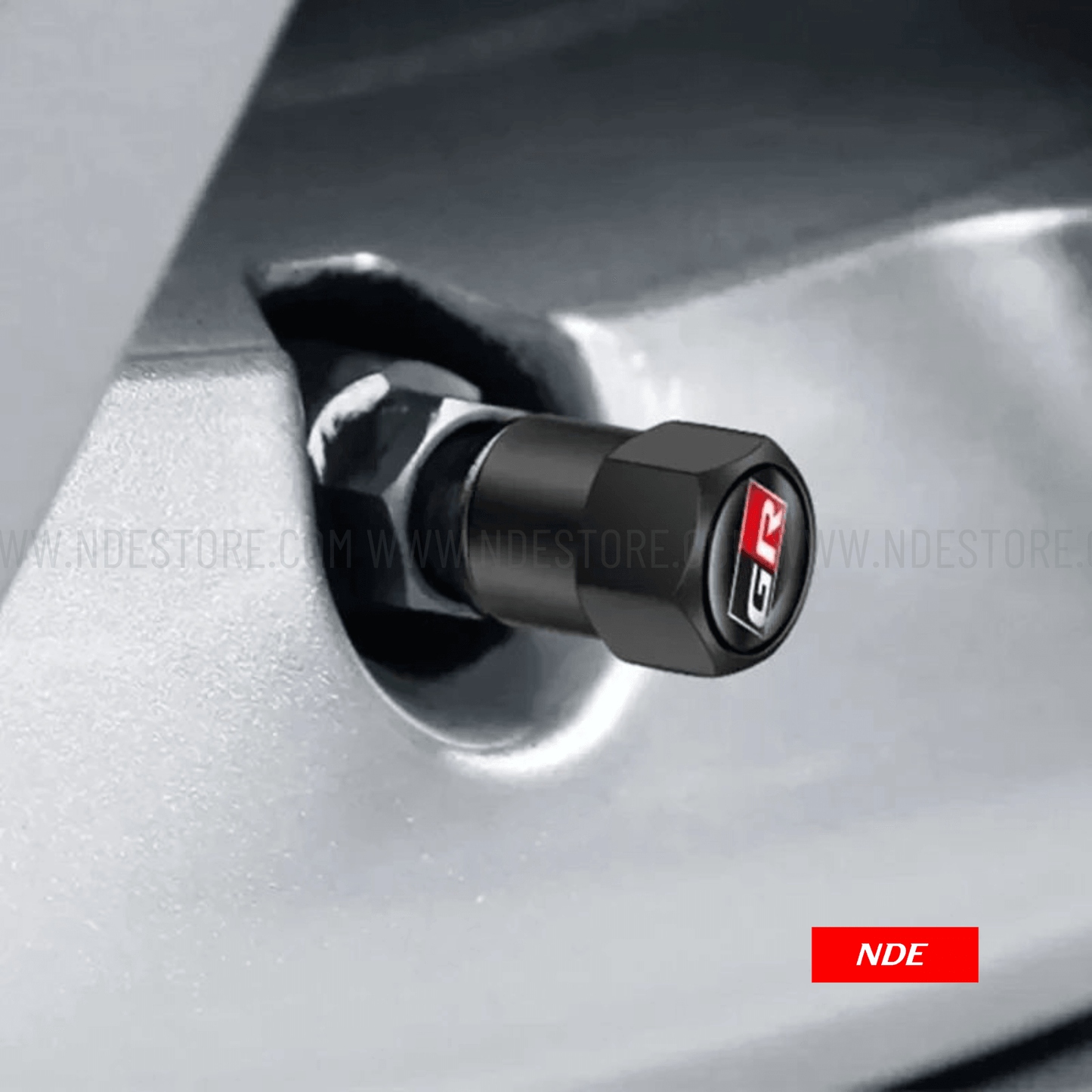 TIRE NOZZLE COVER CAR WITH GR MONOGRAM - ndestore.com