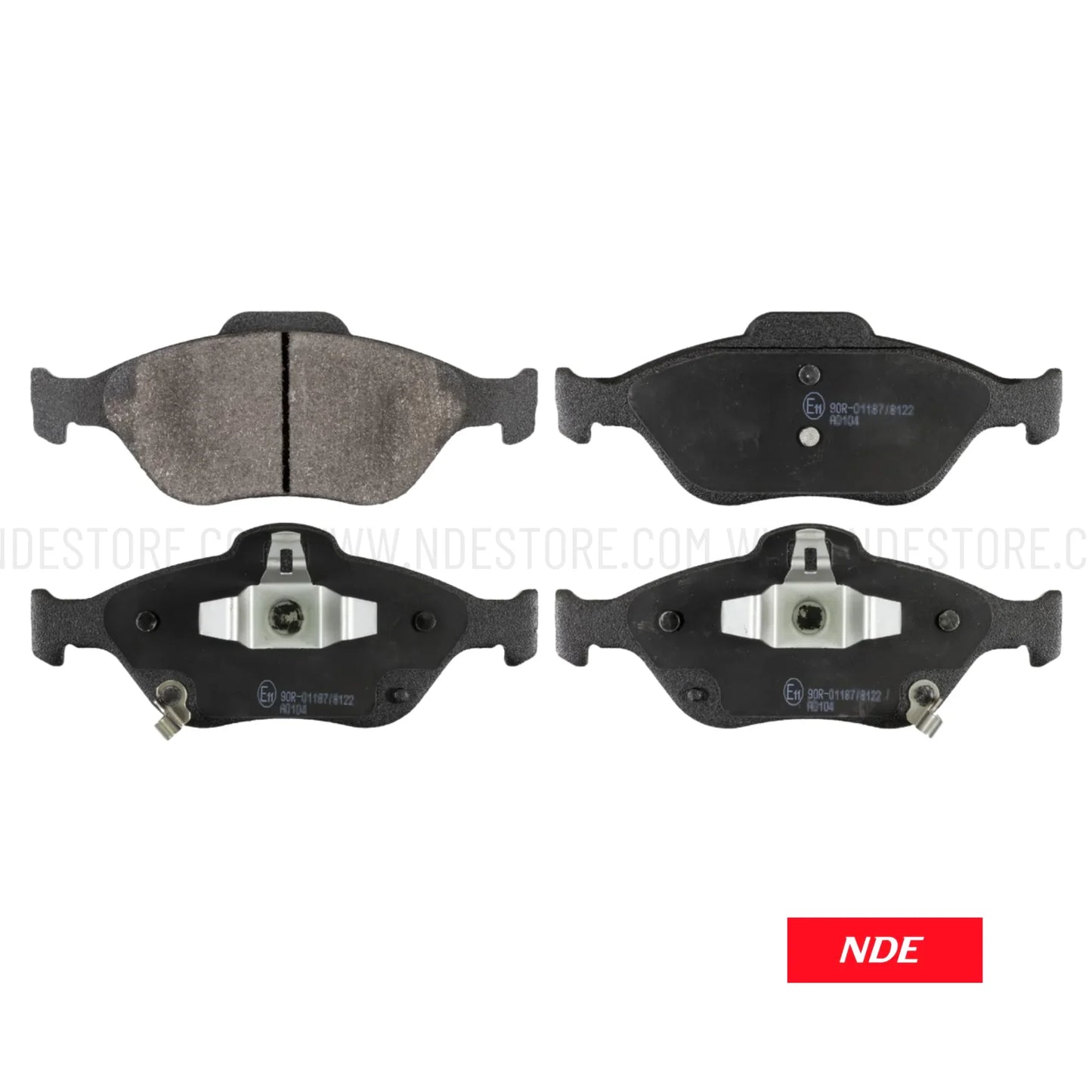 BRAKE DISC PAD SET FRONT GENUINE FOR TOYOTA YARIS HYBRID (2014-2017) - ndestore.com