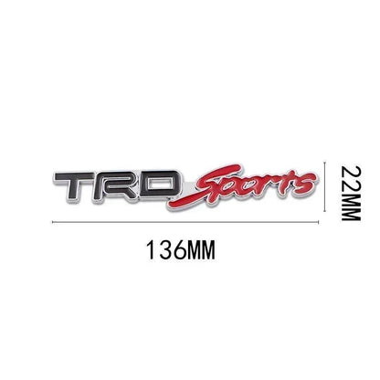 EMBLEM BADGE TRD MOTOR SPORTS 3D WATERPROOF LOGO - ndestore.com