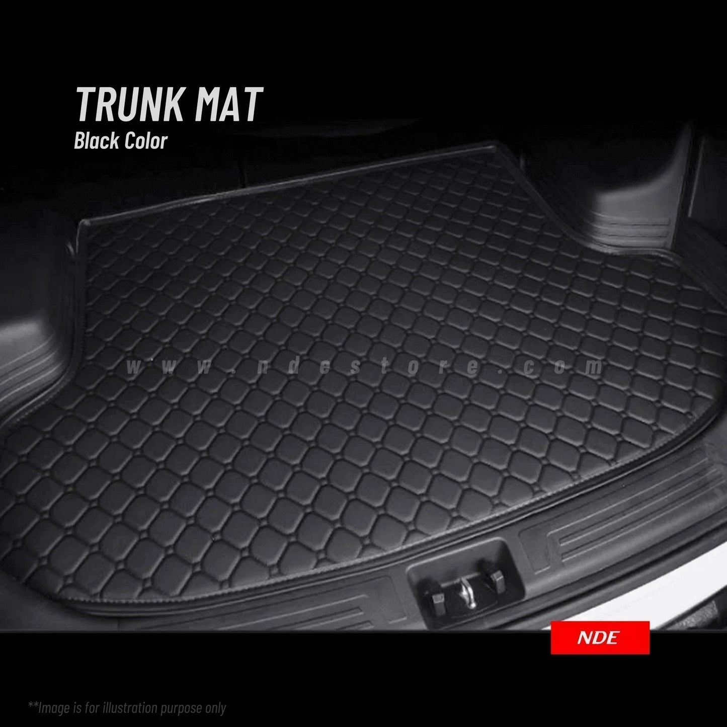 TRUNK FLOOR MAT 7D STYLE FOR KIA PICANTO - ndestore.com