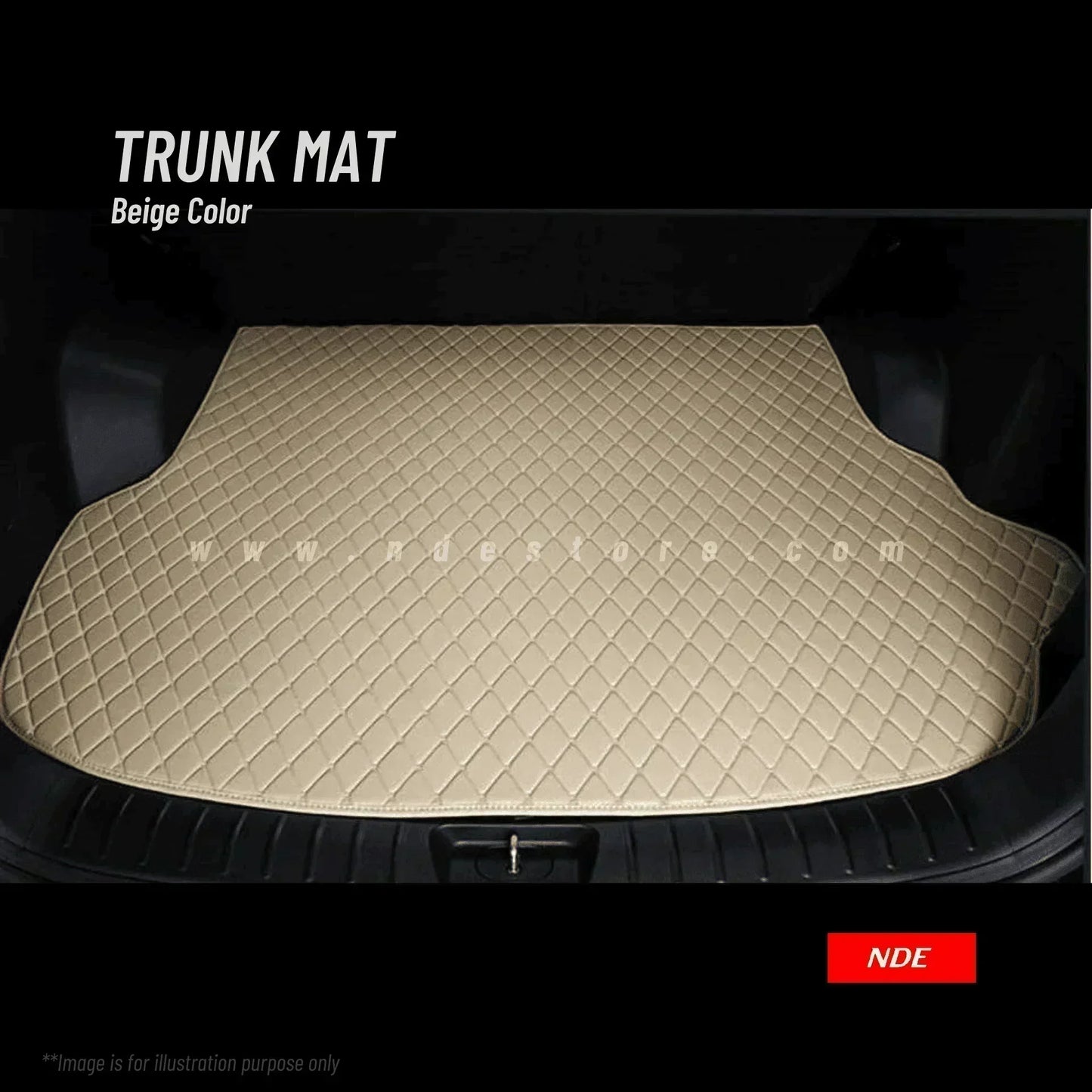 TRUNK FLOOR MAT 7D STYLE FOR KIA PICANTO - ndestore.com