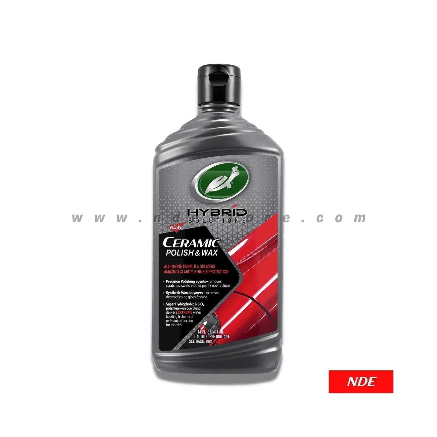 TURTLE WAX, HYBRID SOLUTIONS CERAMIC POLISH & WAX - 414 ML - ndestore.com