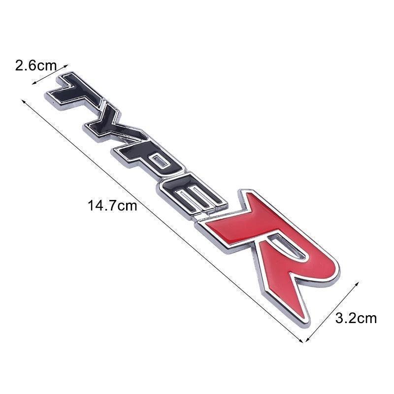 EMBLEM BADGE TYPR R 3D WATERPROOF LOGO - ndestore.com