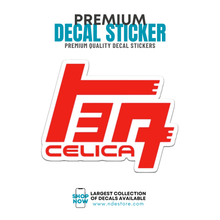 STICKER DECAL TEQ TOYOTA CELICA