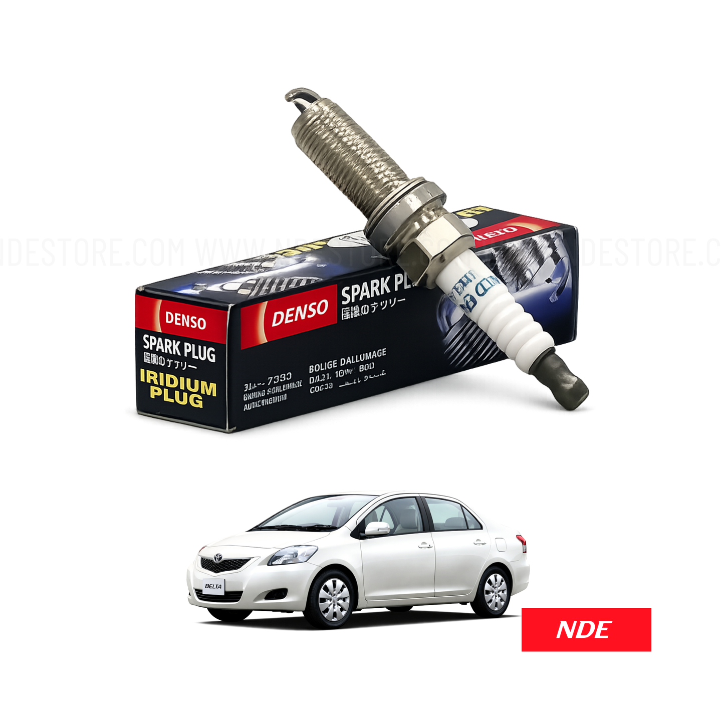 SPARK PLUG DENSO IRIDIUM FOR TOYOTA BELTA (1000CC)