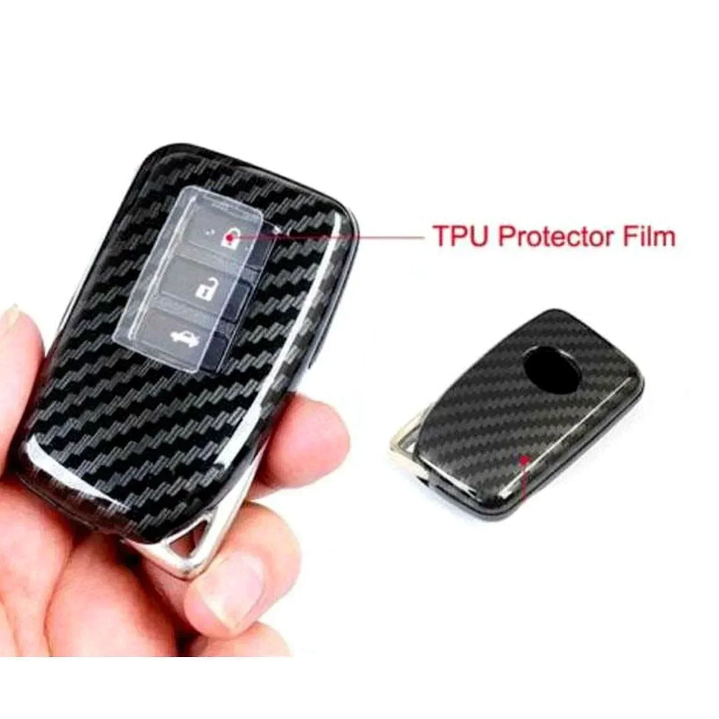 KEY COVER CARBON FIBER STYLE FOR HYUNDAI TUCSON - ndestore.com