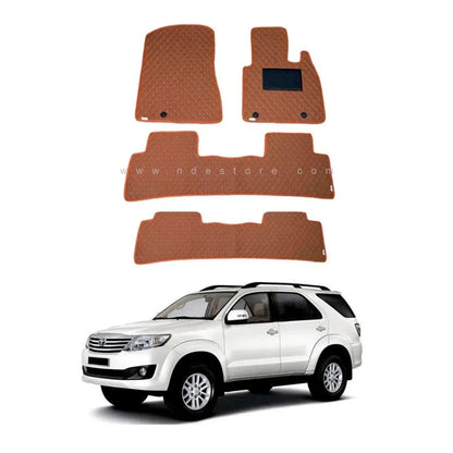 FLOOR MAT 7D FLAT STYLE FOR TOYOTA FORTUNER (2012-2016) - ndestore.com