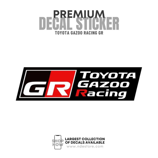 STICKER DECAL TOYOTA GAZOO RACING
