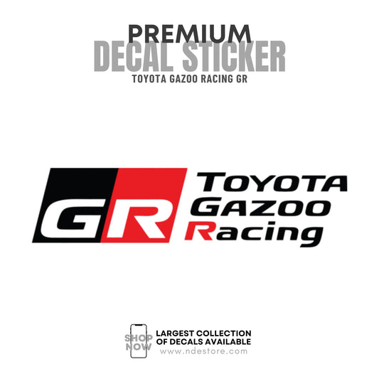 STICKER DECAL TOYOTA GR