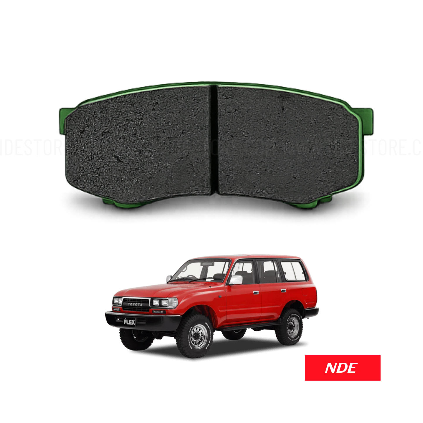 BRAKE DISC PAD SET REAR GENUINE FOR TOYOTA LAND CRUISER
