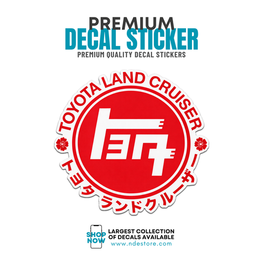 STICKER DECAL TEQ TOYOTA LAND CRUISER