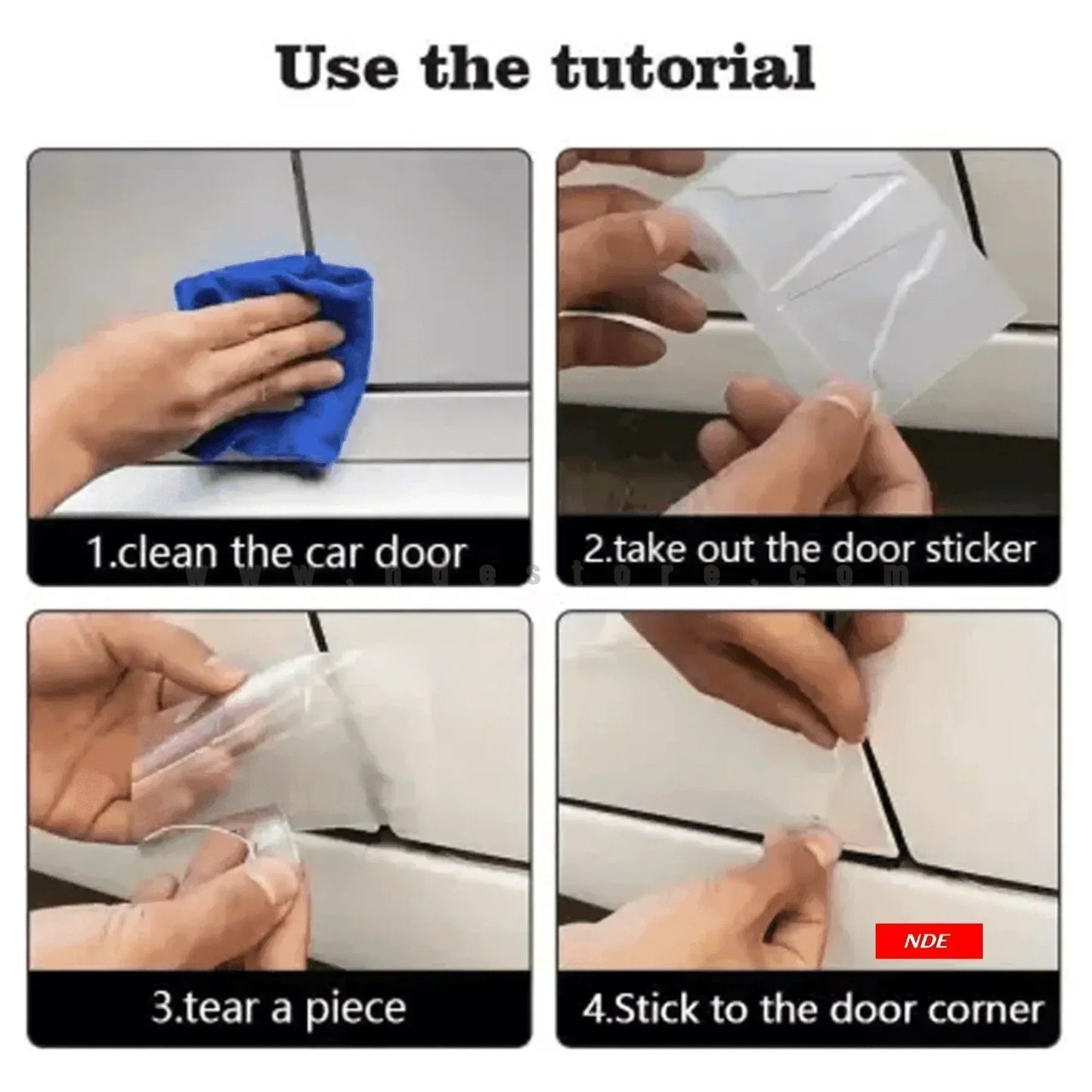 DOOR CORNER PROTECTION GUARD KIA LOGO - ndestore.com