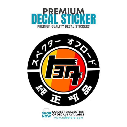STICKER DECAL TEQ TOYOTA JAPAN