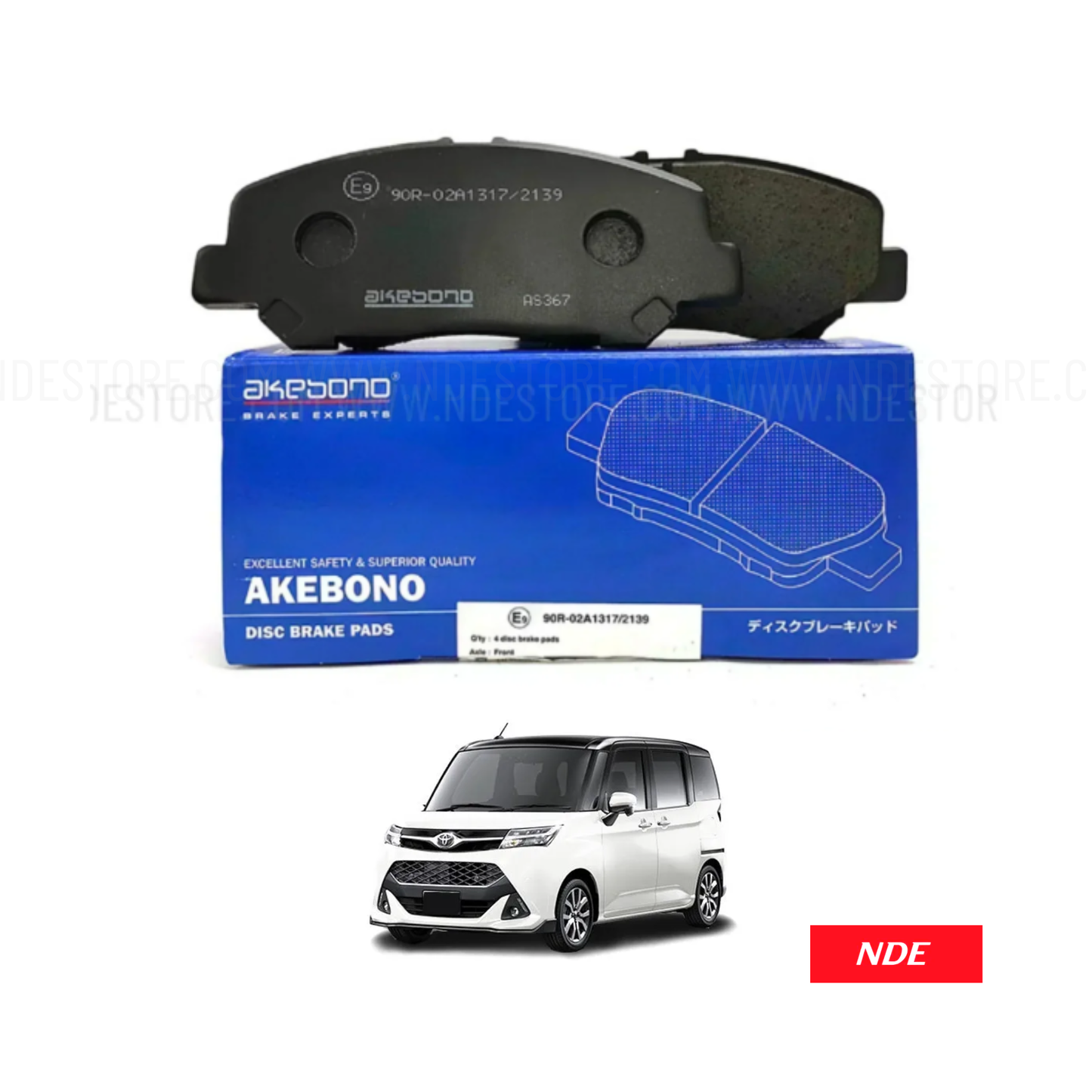 BRAKE DISC PAD SET FRONT FOR TOYOTA TANK
