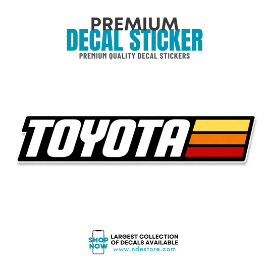 STICKER DECAL TOYOTA