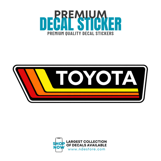 STICKER DECAL TEQ TOYOTA CLASSIC